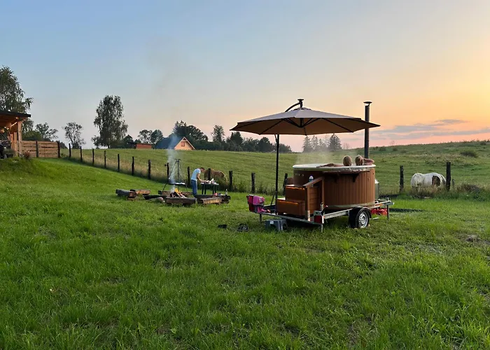 Lesny Zakatek - Mazury - Warmia - Jezioro Dadaj 度假居 Ramsowo